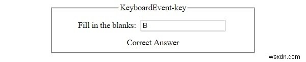 HTML DOM KeyboardEvent key 속성 – 눌린 키의 식별자 반환하기