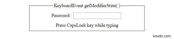 HTML DOM KeyboardEvent getModifierState() 메서드 완벽 정리