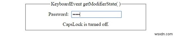 HTML DOM KeyboardEvent getModifierState() 메서드 완벽 정리