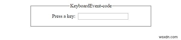 HTML DOM KeyboardEvent code 속성 – 눌린 키의 식별자를 반환하는 방법