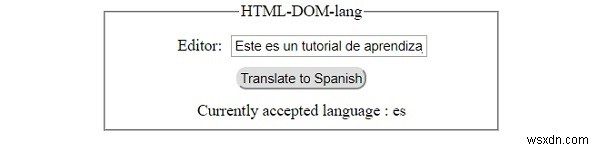HTML DOM lang 속성 – 요소의 언어 코드 가져오기 및 설정하기