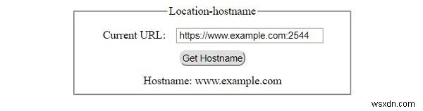 HTML DOM Location hostname 속성 – URL의 호스트 이름 가져오기 및 설정하기