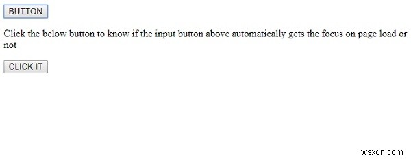 HTML DOM 버튼 autofocus 속성 – 페이지 로드 시 자동 포커스 설정 방법