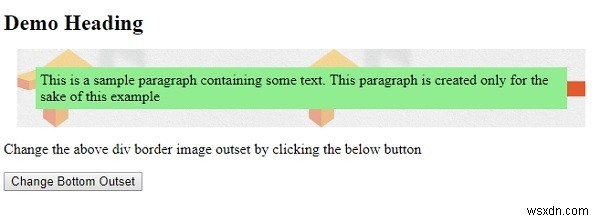 HTML DOM borderImageOutset 속성 완벽 가이드 – 테두리 이미지 확장 설정하기