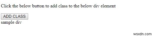 HTML DOM classList 속성 – CSS 클래스 추가·삭제·토글하기