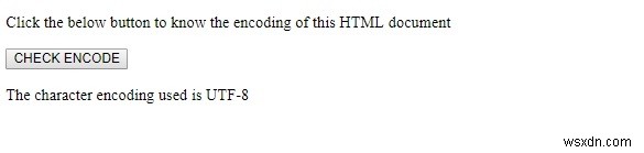 HTML DOM characterSet 속성 – 문서 문자 인코딩 확인 방법