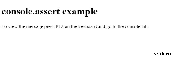 HTML DOM console.assert() 메서드 – 사용법과 예제 총정리