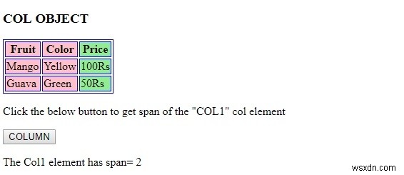 HTML DOM Column(열) 객체 완벽 가이드: col 요소 속성 다루기