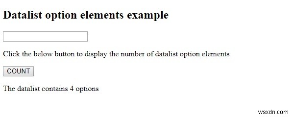 HTML DOM Datalist options 컬렉션 – 속성, 메서드와 활용 예제