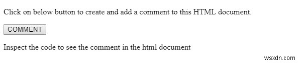HTML DOM createComment() 메서드 – 주석 노드 생성 방법 총정리