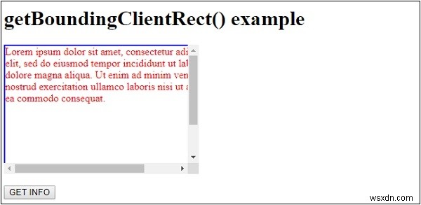 HTML DOM getBoundingClientRect() 메서드 – 뷰포트 기준 요소의 위치와 크기 구하기
