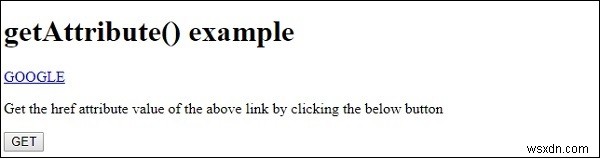 HTML DOM getAttribute() 메서드 – 문법과 실전 예제로 배우기