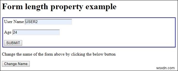 HTML DOM 폼(Form) name 속성 – 값 설정과 가져오기 방법