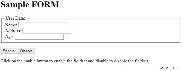 HTML DOM Fieldset disabled 속성 – 폼 요소 그룹 한 번에 활성화·비활성화하기