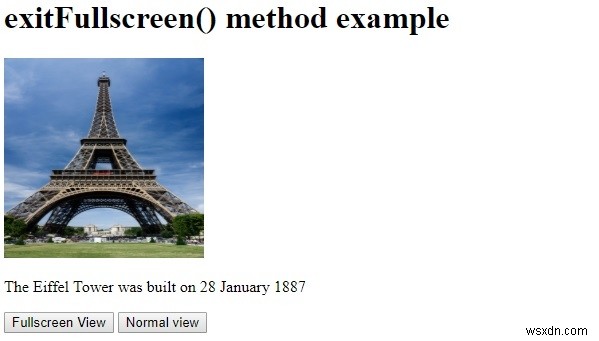 HTML DOM exitFullscreen() 메서드 완벽 가이드 – 전체 화면 해제 방법