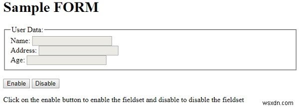HTML DOM Fieldset disabled 속성 – 폼 요소 그룹 한 번에 활성화·비활성화하기