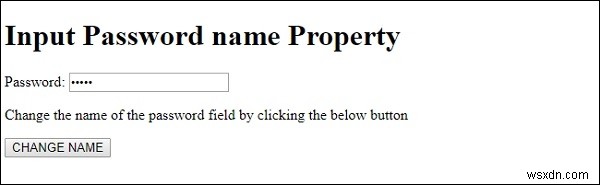 HTML DOM Input Password name 속성 완벽 정리 – 문법과 예제