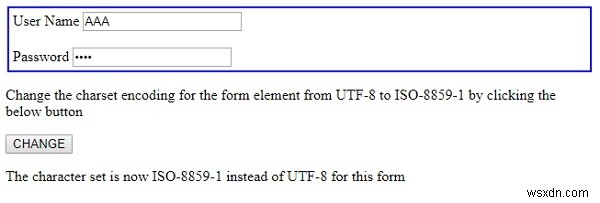 HTML DOM Form acceptCharset 속성 – 폼 문자 인코딩 설정 및 조회 방법