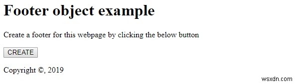 HTML DOM Footer(푸터) 객체 완벽 가이드 – 생성 및 활용 방법