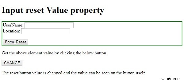 HTML DOM Input Reset 값 속성 완벽 가이드 – 문법부터 예제까지