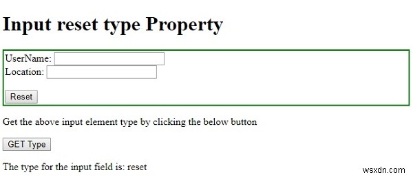 HTML DOM 입력 리셋(Input Reset) type 속성 완벽 가이드