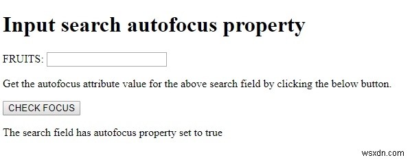 HTML DOM 입력 검색(Input Search) autofocus 속성 완벽 가이드