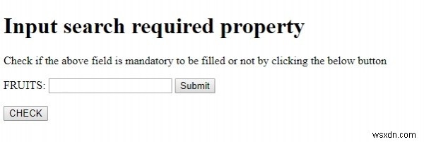HTML DOM Input Search required 속성 – 문법과 예제로 배우는 필수 입력 설정