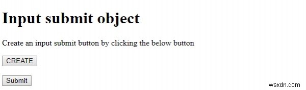 HTML DOM Input Submit 객체 속성 완벽 정리