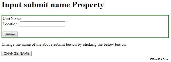 HTML DOM Input Submit name 속성 – 제출 버튼 이름 설정 및 반환 방법