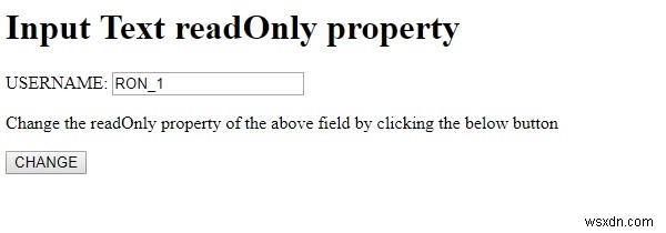 HTML DOM 입력 텍스트 readOnly 속성 완벽 가이드