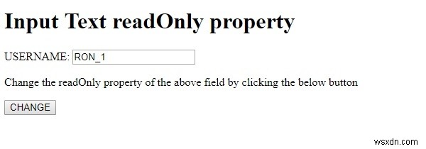 HTML DOM 입력 텍스트 readOnly 속성 완벽 가이드