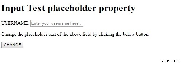 HTML DOM 입력 텍스트(placeholder) 속성 완벽 정리