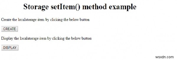 HTML DOM Storage setItem() 메서드 – 웹 스토리지에 데이터 저장하기
