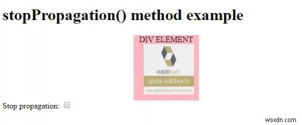HTML DOM stopPropagation() 이벤트 메서드 완벽 정리