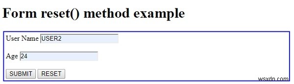 HTML DOM Form reset() 메서드 – 폼 초기화 방법 완벽 가이드