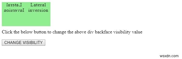 HTML DOM 스타일 backfaceVisibility 속성 완벽 정리