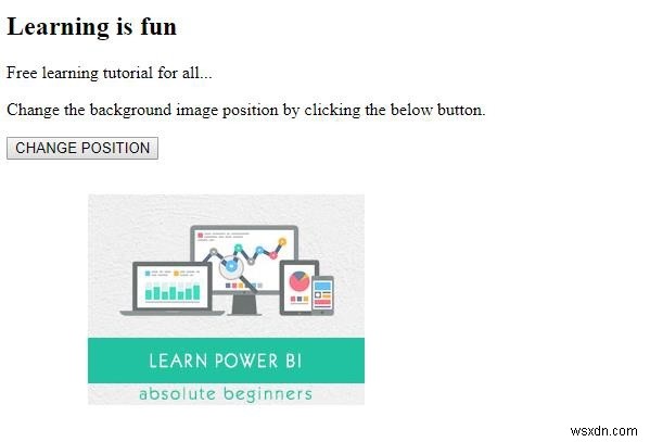 HTML DOM 스타일 backgroundPosition 속성 완벽 정리