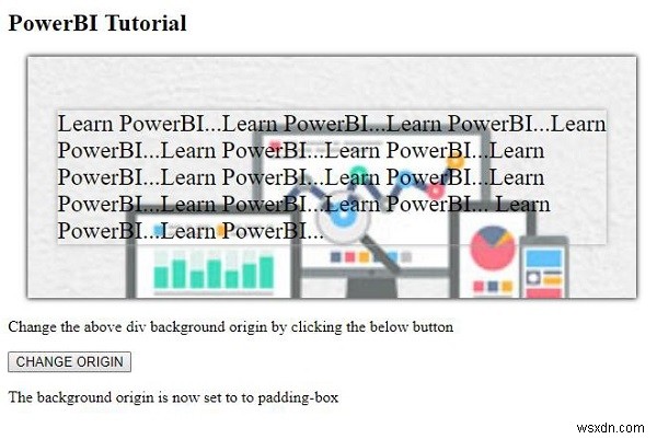 HTML DOM backgroundOrigin 속성 – 배경 이미지 기준점 설정 방법 총정리