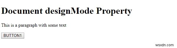 HTML DOM designMode 속성 – 문서 전체를 편집 가능하게 만드는 방법