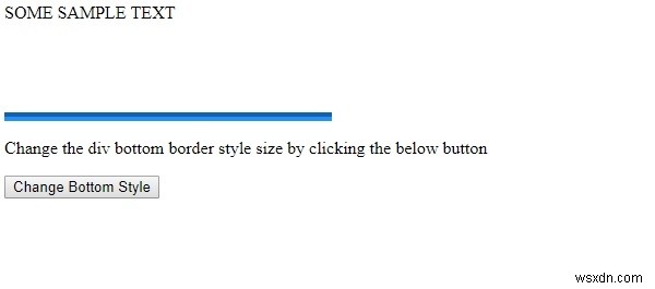 HTML DOM borderBottomStyle 속성 완벽 정리 – 요소 하단 테두리 스타일 설정하기