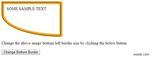 HTML DOM 스타일 borderBottomLeftRadius 속성 완벽 정리