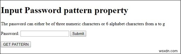 HTML DOM 비밀번호 입력 필드의 pattern 속성 사용법 완벽 가이드