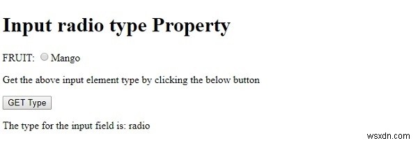 HTML DOM Input Radio type 속성 – 개념, 문법, 실전 예제까지 한 번에 정리