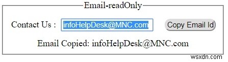 HTML input readonly 속성 – 입력 필드를 읽기 전용으로 만드는 방법