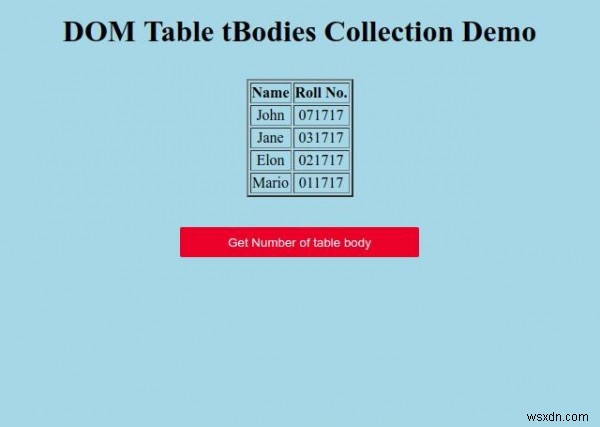 HTML DOM 테이블 tBodies 컬렉션 완벽 가이드 - 문법, 속성, 메서드와 예제까지