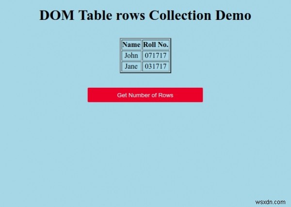 HTML DOM 테이블 rows 컬렉션 – 문법, 속성, 메서드와 실전 예제