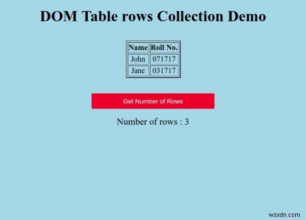 HTML DOM 테이블 rows 컬렉션 – 문법, 속성, 메서드와 실전 예제