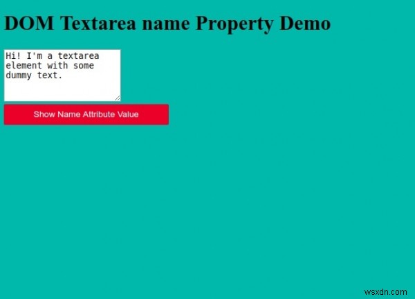 HTML DOM Textarea name 속성 – 반환 및 설정 방법과 예제