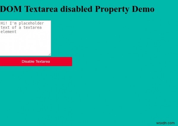 HTML DOM Textarea disabled 속성 – 텍스트 영역 비활성화 방법