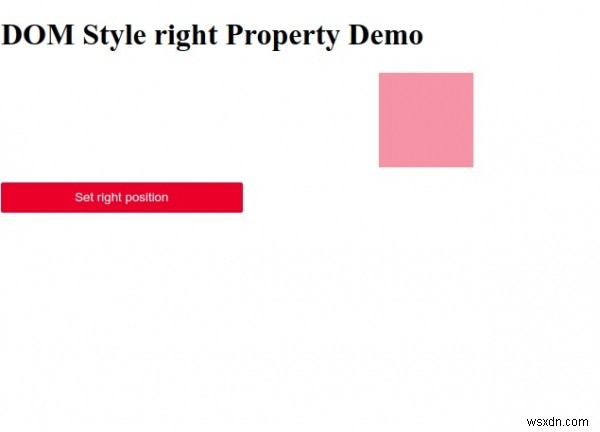 HTML DOM Style right 속성 – 요소의 오른쪽 위치 제어하기